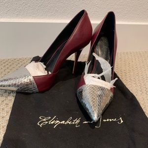 Elizabeth and James high heels